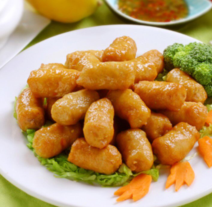 Sweet and not spicy 5 catty and genuine hot pot balls with great packaging and spicy hot balls for the east cooking ingredients hot pot fish balls for commercial