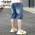 Quần mùa hè cho bé trai, quần short denim trẻ em, phần mỏng mùa hè 2020, quần âu bé trai, xu hướng trẻ em lớn - Quần jean