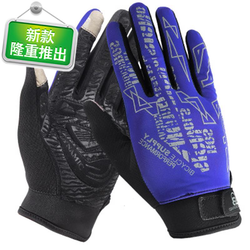 Sports anti-cold autumn winter male and female full finger equipped touch screen Dena Mountain Five-finger gloves Spring-autumn anti-slip glove outdoor riding