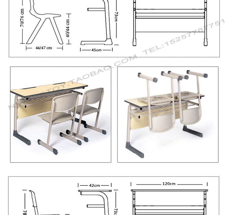 Yucai học sinh trung học nghiên cứu các lớp học sửa chữa bàn ghế nghệ thuật bàn dài đồ nội thất trường học bàn ghế học sinh đào tạo - Nội thất giảng dạy tại trường