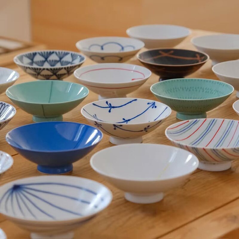 [Clearance] Japanese Imported Shirakami Ceramics Mori Masayoshi Tea Bowl Rice Bowl Soup Bowl Yogurt Bowl Breakfast Bowl