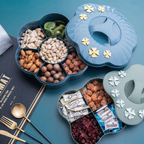 Candy Pan Dried Fruit Pan Home Living Room Tea Table Snack Snack Refreshment Refreshments Box Mesh Red Melon Seeds Tea Dot Nuts Trays