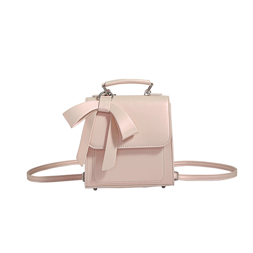 Небольшой дизайнерский рюкзак с бантиком, сумка через плечо, модный портативный ранец, городской стиль