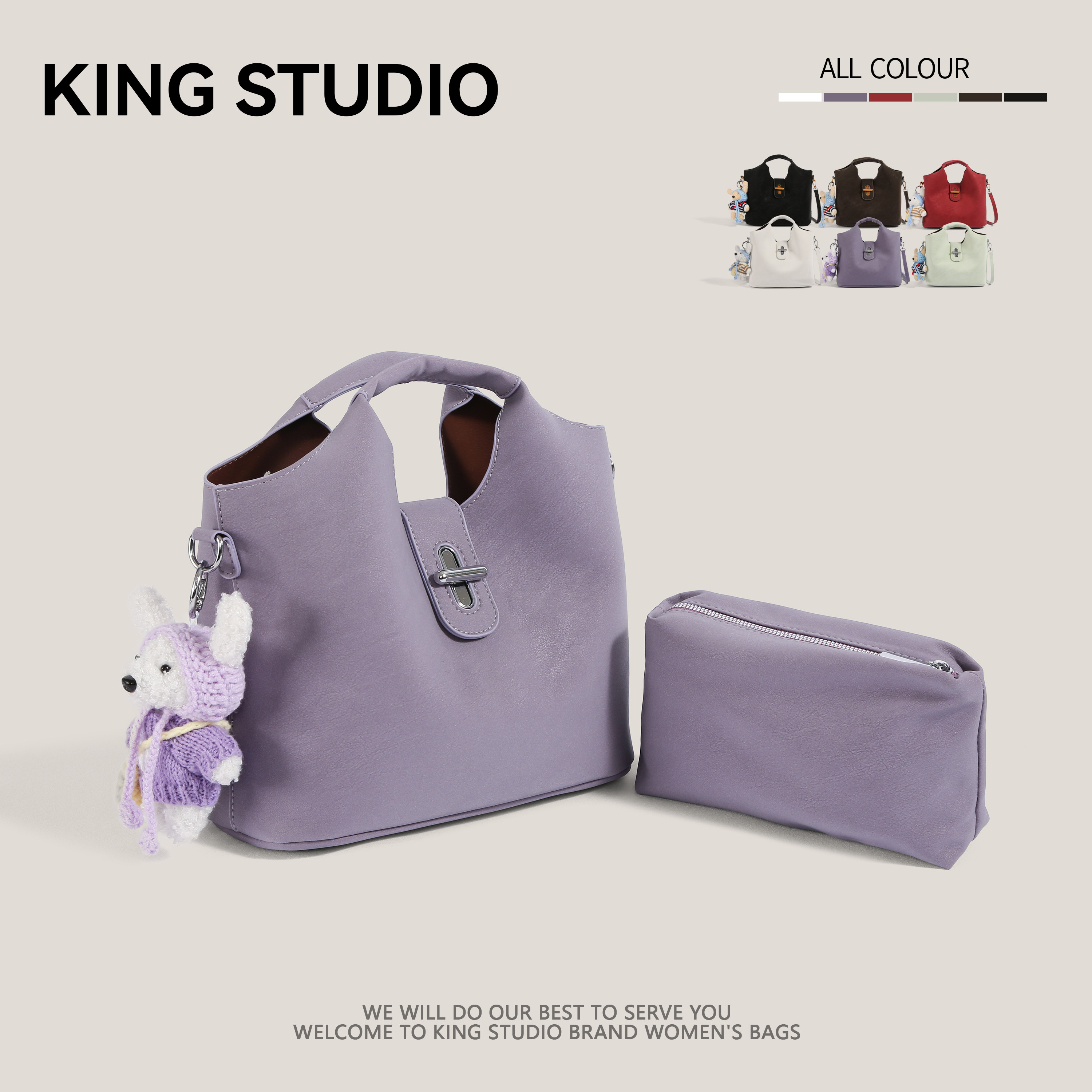 Premium Handheld Bucket Bag For Women 2026 New Arrival Casual Fashion Commuter Shoulder Bag Versatile Crossbody Bag - Thumbnail 5