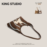 Оригинальный милый шоппер, вместительная и большая сумка на одно плечо для отдыха