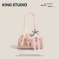 Розовое плетение [включая кулон из шелкового шарфа]