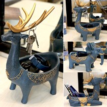 Nordic door key storage box desktop porch shelf creative home storage key artifact simple ornaments