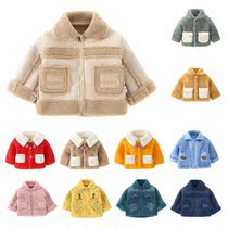 Baby coat autumn and winter thick boy cotton clothes spring and autumn girls cotton padded jacket autumn children cotton clothes Winter children Winter Children winter clothes