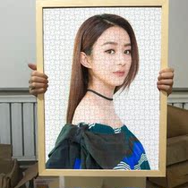 diy puzzle photo custom portrait real person to send girlfriend couple girlfriend handmade gifts