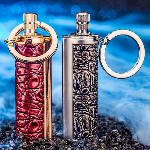 Водонепроницаемая креативная маленькая дорожная медная зажигалка на керосине