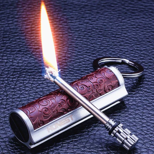 Водонепроницаемая креативная маленькая дорожная медная зажигалка на керосине