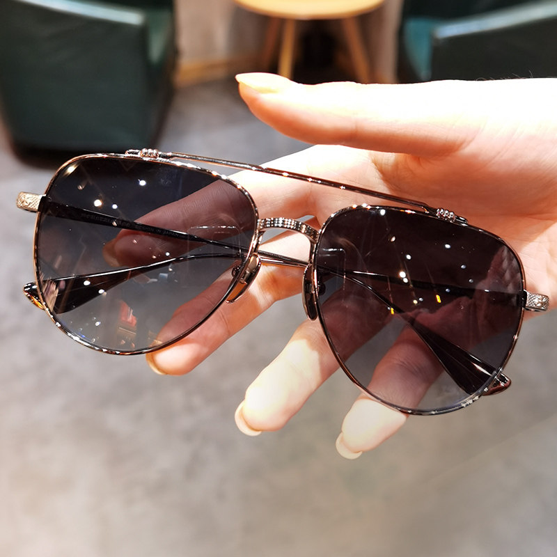 Jane Dan 2021 new anti-UV sunglasses retro male and female boomer face driver driving special sun glasses outdoor