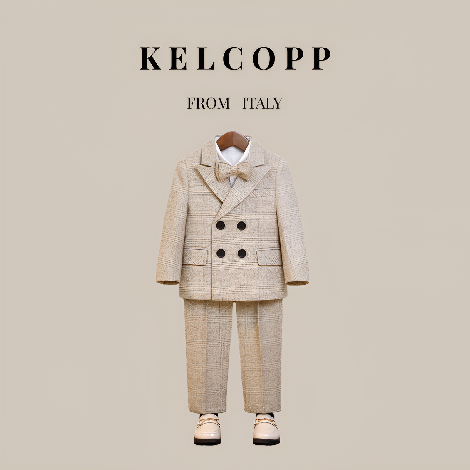 Italy's KELCOPP autumn winter boy's suit suit Inron suit-year-old baby flower to host gown-Taobao