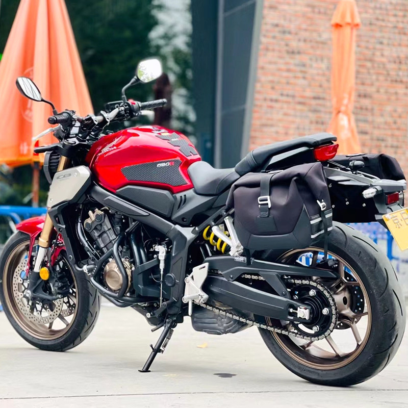 Apply Honda CB650R CBR 650R Side Backing Motorcycle Retro - Backed Motorcycle Motorcycle Bag Motorcycle