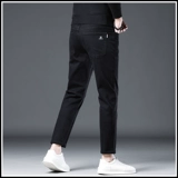 Элитные джинсы, эластичные утепленные штаны, свободный прямой крой