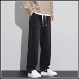 Летние тонкие джинсы, штаны для отдыха, свободный прямой крой, в американском стиле