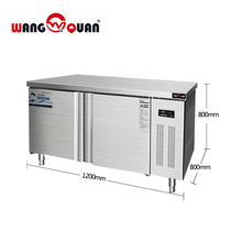 wangquan Refrigeration Workbench Freezer Commercial console Freezer Freezer