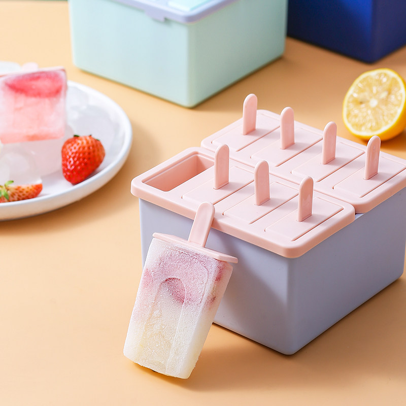 Ice Stick Ice Cream Container Ice Bar Mold Ice Maker Freeze Ice Gpudding Box Make Ice Ice-cream Mold Home Homemade