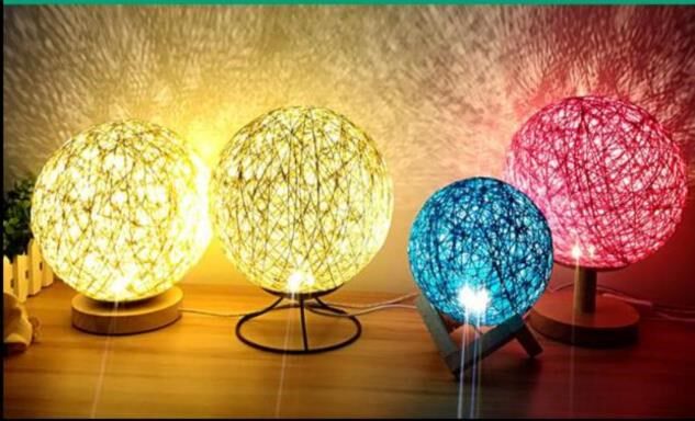 Color bedside night light charging creative table lamp fashion sleeping spherical romantic baby cast