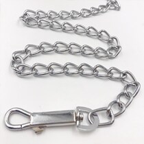 Metal dog chain pet dog leash dog rope melon seeds twisted small and medium dog dog chain