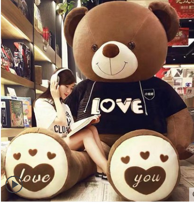 Hugging Bear Doll Paparazzi Teddy Bear Cat Cloth Doll Hug Pillow Sends Girl Cute Plush Toy Fat Version Big Bear Big