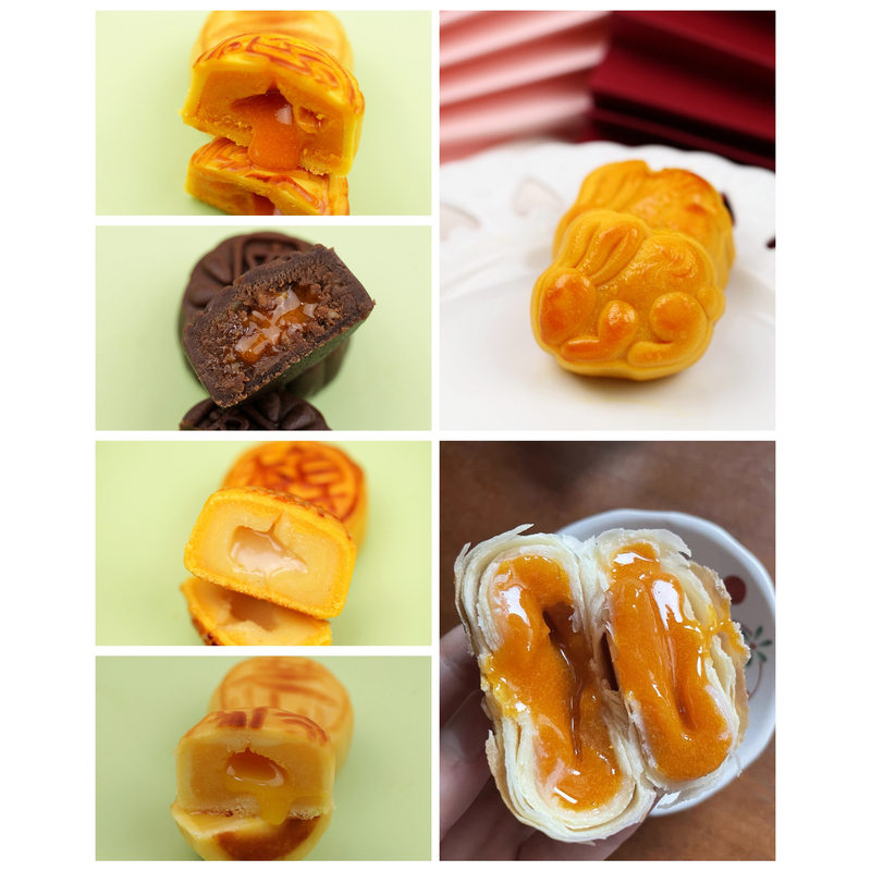 Gushi Reunion Mooncakes Hong Kong Style Liquid Center Mid-Autumn Festival Gift Box Gushi Reunion Mooncakes Hong Kong Style Liquid Center Mid-Autumn Festival Gift Box