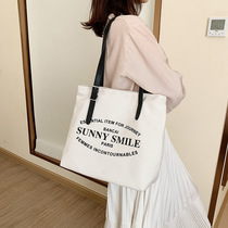Mommy bag mother and baby bag 2022 new summer bag all-match female canvas bag large capacity ins wind shoulder tote