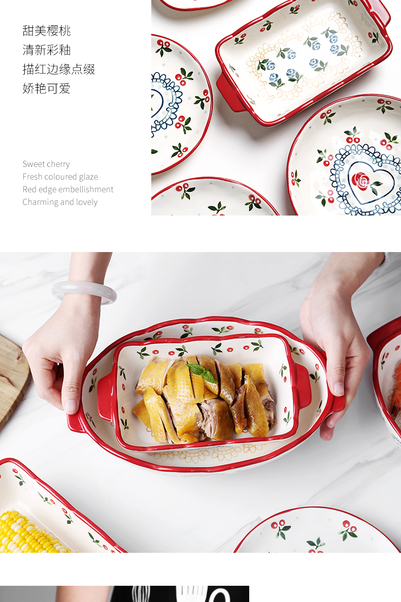 Web celebrity ins wind plate good - & fish dishes creative move dishes home sweet home ceramic plate tableware