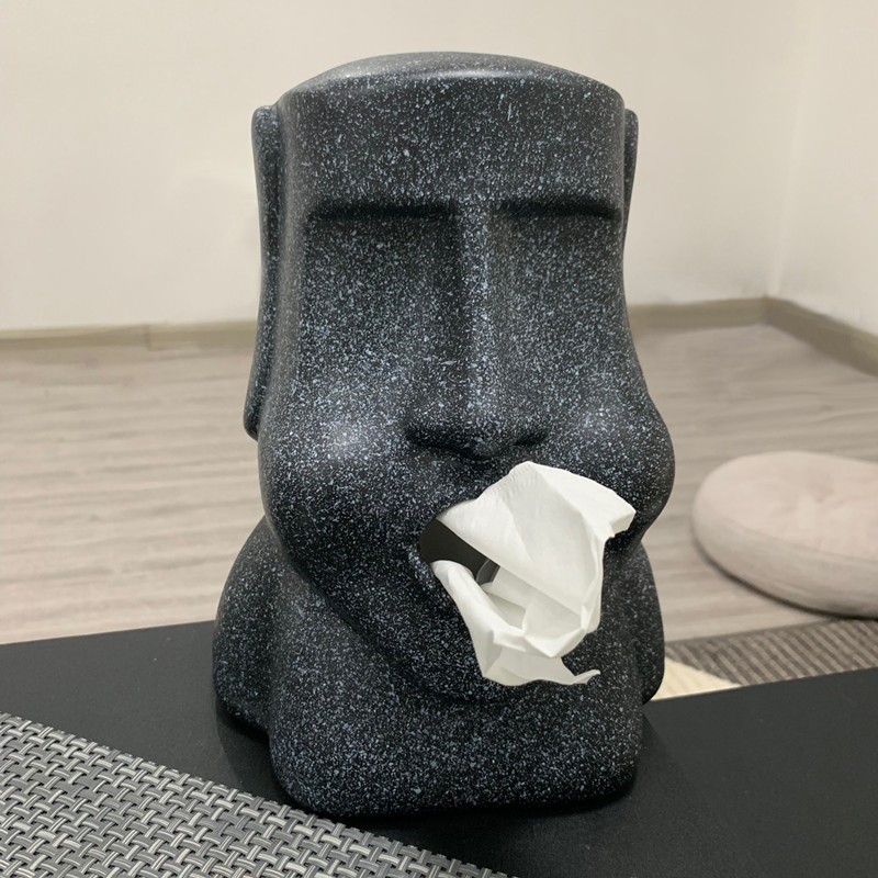 The statues on its island tissue box sitting room of The ai Nordic ins creative move tea table paper express it in The box