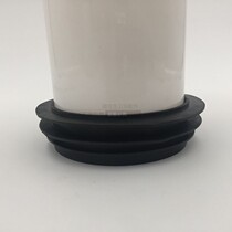 Toilet drain pipe plug part rubber sealing ring small head plastic pipe fixed cone pad sleeve outer diameter 90MM