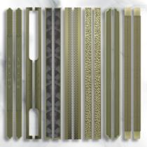 Chinese style glass door handle framed door imitation bronze handle box hotel banquet hall sliding solid wood door handle