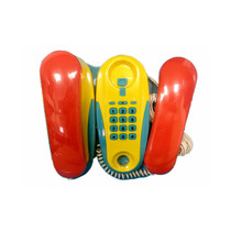 Intercom telephone toy childrens simulation telephone play house toy can make real calls childrens intercom pair