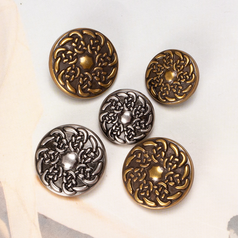 Knitted Sweater Cardigan Buttons, High-End Exquisite Fashion Clothing Buttons, Accessories, Red Coat Pants Decoration, Coat Knitted Sweater Cardigan Buttons, High-End Exquisite Fashion Clothing Buttons, Accessories, Red Coat Pants Decoration, Coat