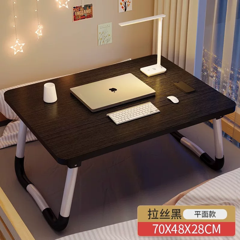 Small bed table foldable dormitory computer desk home bedroom bay window desk student dormitory lazy study desk