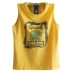 Mùa hè nam vest thủy triều nam sinh viên không tay áo thun thanh niên áo vest cotton cotton thấm mồ hôi - Áo vest cotton áo thun nam cotton Áo vest cotton