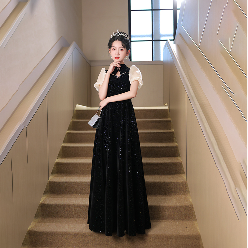High-End Evening Dress, Banquet, Graduation Performance, Feminine Elegant Lady, French Style, High-End, Light Luxury, Host Dress High-End Evening Dress, Banquet, Graduation Performance, Feminine Elegant Lady, French Style, High-End, Light Luxury, Host Dress