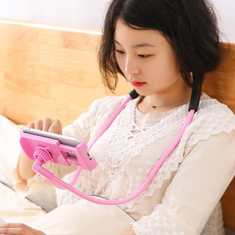 Creative lengthened hanging neck Lazy Hand Rack Bedside Desktop Universal Mobile Phone Rack Bed Multifunction God