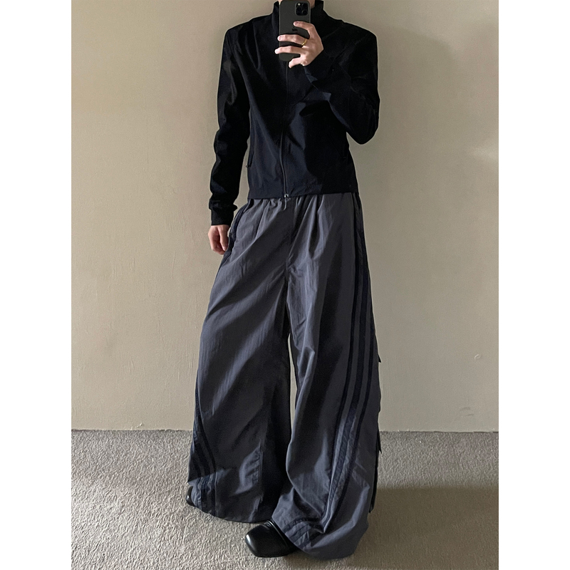 Maxdstr American Retro Multi-Pocket Workwear Waterproof Quick-Dry Casual Pants Unisex Wide-Leg Straight Summer Trousers Maxdstr American Retro Multi-Pocket Workwear Waterproof Quick-Dry Casual Pants Unisex Wide-Leg Straight Summer Trousers
