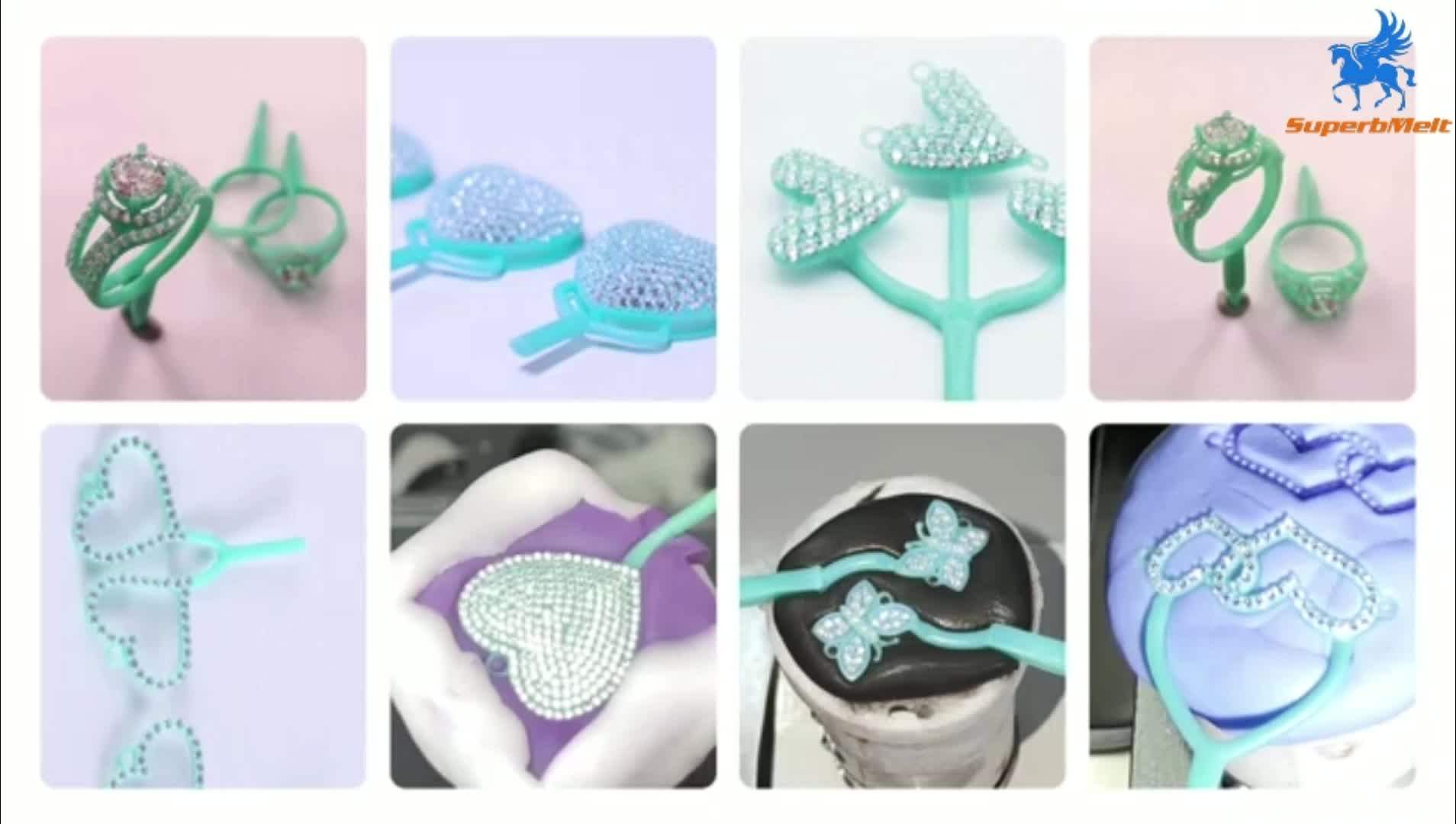 Superbmelt Automatic High Speed Wax Inlay Jewelry Diamond Stone Setting