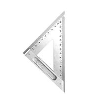 Corner ruler woodworking ruler 45-degree 90-degree triangular ruler angle square ruler L type turning ruler measuring against ruler aluminum alloy