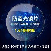 Кадр+[подсудимых 0-500 градусов] 1,61 анти-блум-линза [Сообщение сообщения]