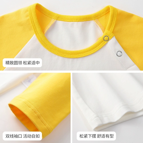 Лонгслив для девочек, нарукавники, комплект, детские хлопковые штаны, детский комбинезон, коллекция 2021, осенний