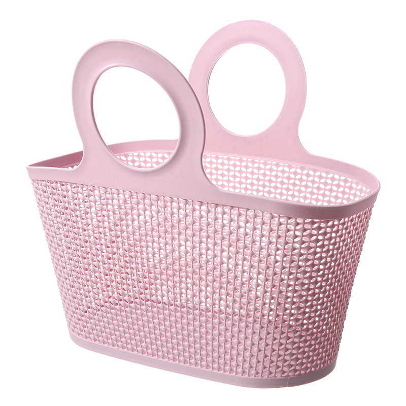 Bath Basket can be folded with hand Soft Bathroom Bath woman South Korean Van Wash Bath Blue Containing Basket Bath