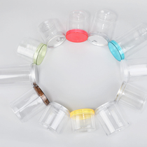 Crystal color cap food grade plastic bottle large capacity commercial plastic jar packaging bottle clear sealed can Factory