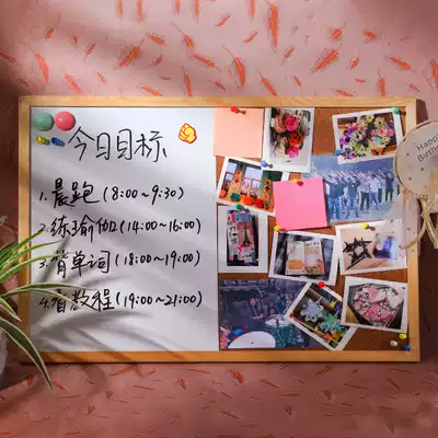 Children's pigeon cork board message board felt board Office teaching display Cork note board household hanging cork board photo wall personality creative advertising bar composite cork self-adhesive wall stickers can be customized