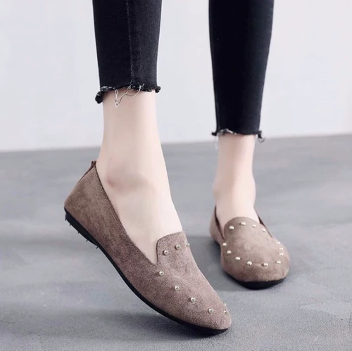 Женские старые пекинские туфли на плоской подошве, удобная рабочая обувь