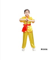 Drums and lanterns dance mens big children dance clothes performance skirts cute womens martial arts clothes short sleeve childrens clothing