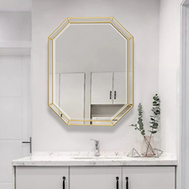 American mirror simple bathroom mirror custom toilet wall mirror light luxury cosmetic mirror creative toilet mirror