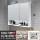 Không gian nhôm phòng tắm tủ gương thông minh treo tường phòng tắm lưu trữ gương riêng biệt với gương trang điểm nhẹ hộp gương treo tường tủ gương inox tủ gương đẹp