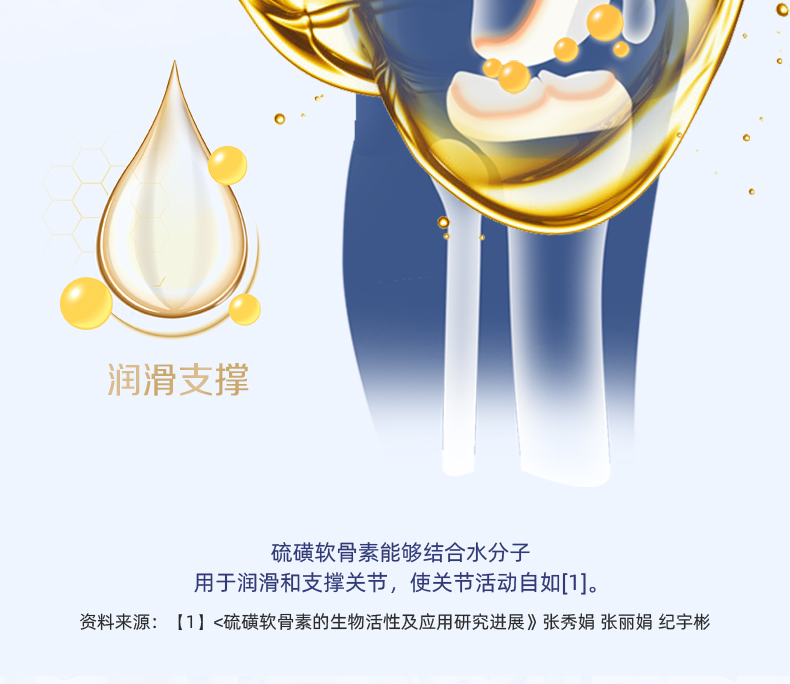 21金维他！氨糖软骨素钙片60粒/瓶